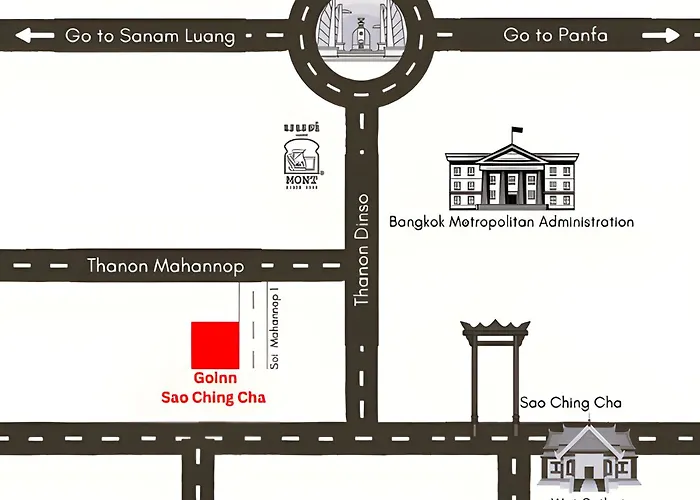 Go The Giant Swing โก เสาชิงช้า 公寓 曼谷